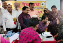 सितारगंज:—भारत विकास परिषद ने लगाया स्वास्थ्य एवं नेत्र चिकित्सा शिविर, 286 लोगों का पंजीकरण