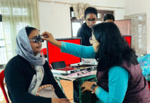 सितारगंज:—पांच सौ रोगियों की आंखों व दांतों का परीक्षण