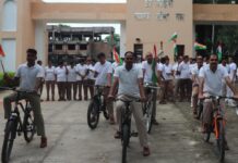 एसएसबी ने साइकिल रैली निकालकर दिया फिटनेस का संदेश